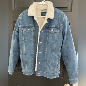 Sherpa lined jean jacket